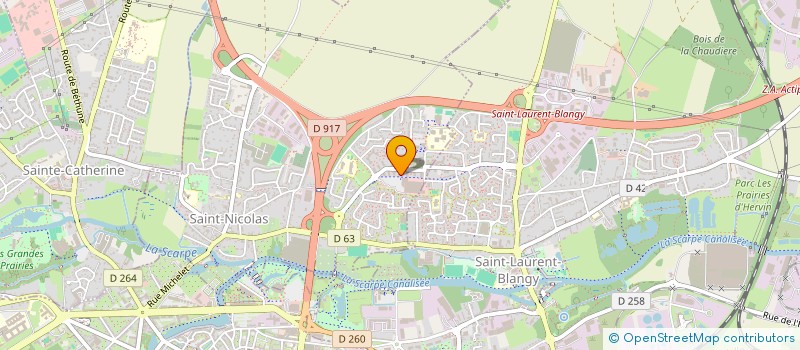 localisation de l'entreprise METIS FORMATION  SAINT-NICOLAS