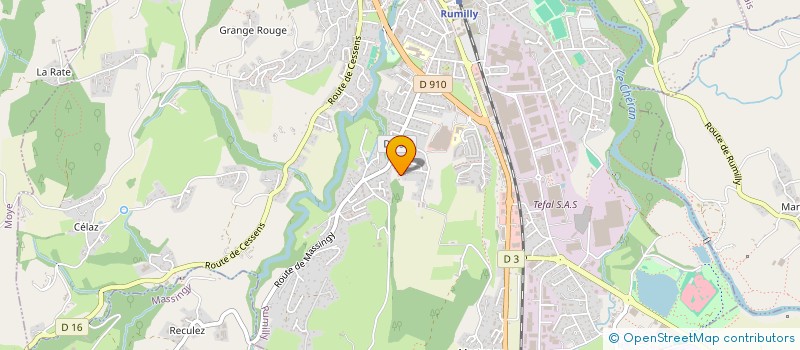 localisation de l'entreprise METIS INGENIERIE  RUMILLY