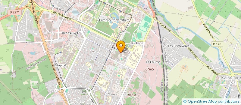 localisation de l'entreprise METIS INTERACTIONS à ORLEANS