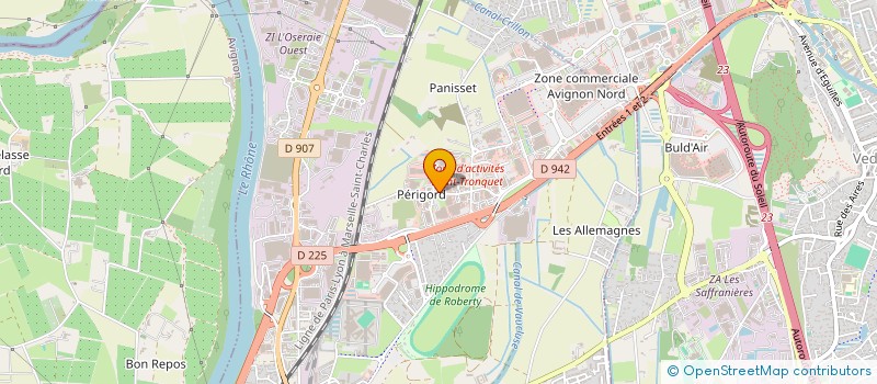 localisation de l'entreprise METIS INTERNATIONAL  LE PONTET