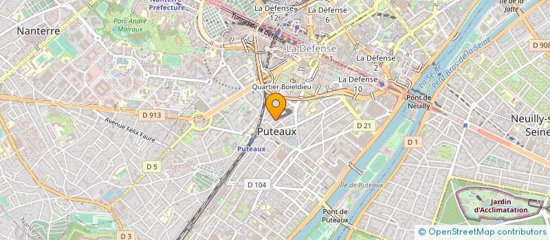 localisation de l'entreprise METIS (MANAGEMENT ECOLOGY TECHNOLOGY INNOVATION SALES)  PUTEAUX