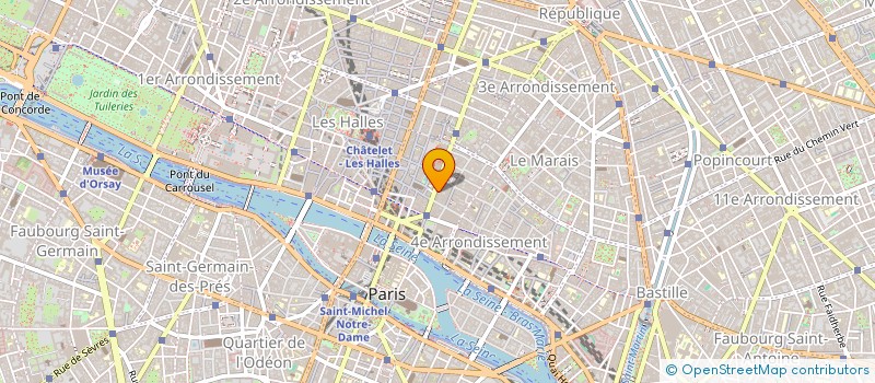 localisation de l'entreprise METIS PARTNERS  PARIS