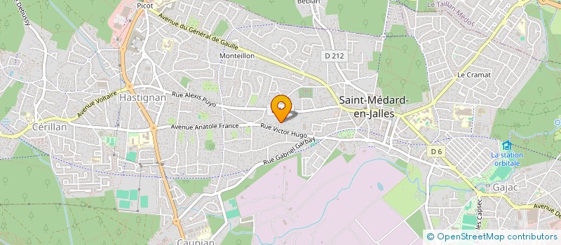 localisation de l'entreprise METIS TRANSFORMATION à SAINT-MEDARD-EN-JALLES