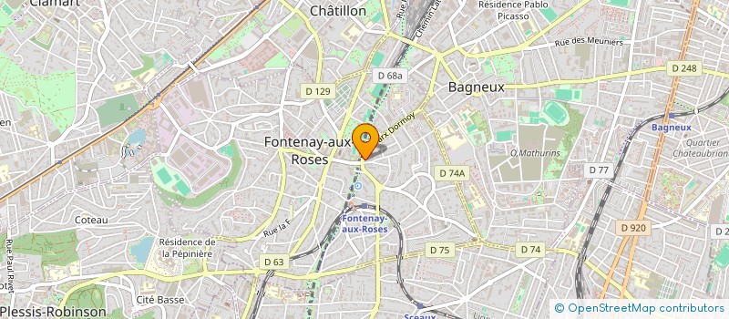 localisation de l'entreprise METISIT à FONTENAY-AUX-ROSES