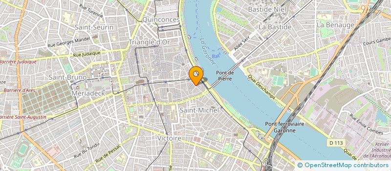 localisation de l'entreprise METISS ART THEATRE à BORDEAUX