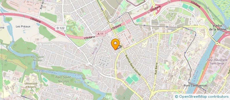 localisation de l'entreprise METISS'IN ART à ANGERS