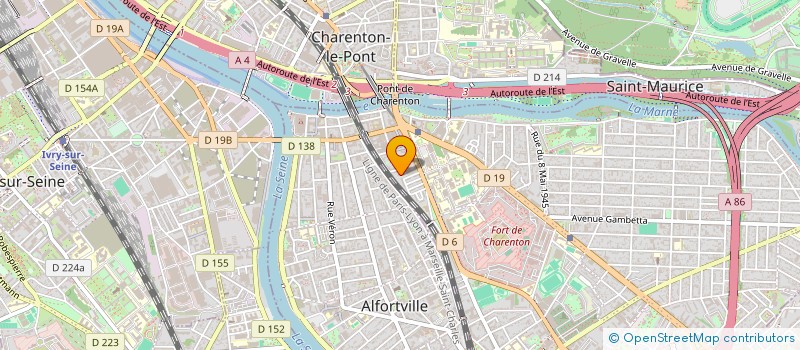 localisation de l'entreprise METISSAGE à MAISONS-ALFORT