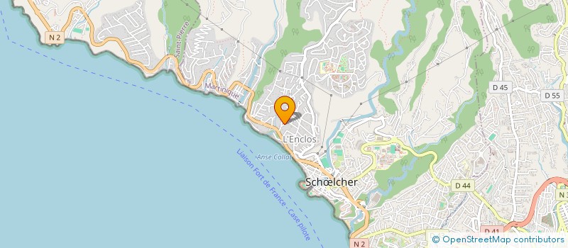localisation de l'entreprise METISSAGE à SCHŒLCHER