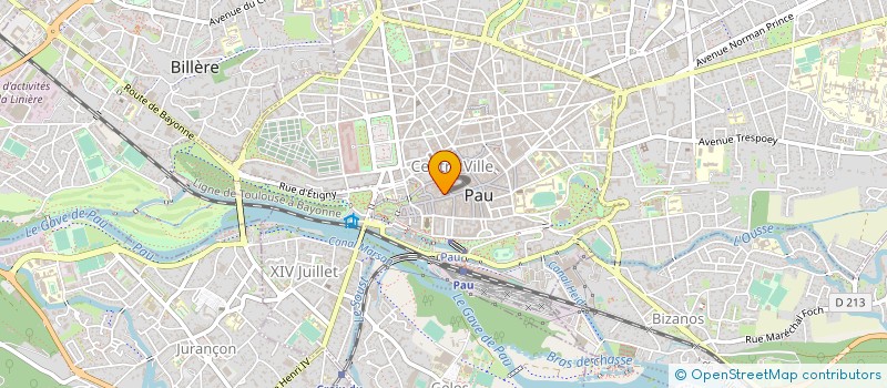localisation de l'entreprise METISSE à PAU
