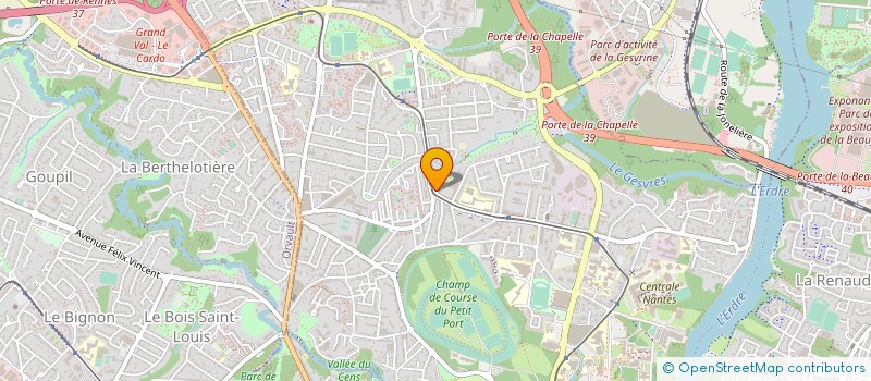 localisation de l'entreprise METISSE MELODIE à NANTES