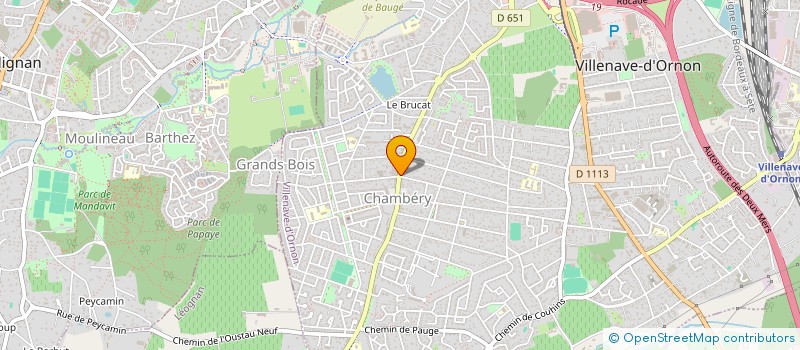 localisation de l'entreprise METISSEA à VILLENAVE-D'ORNON
