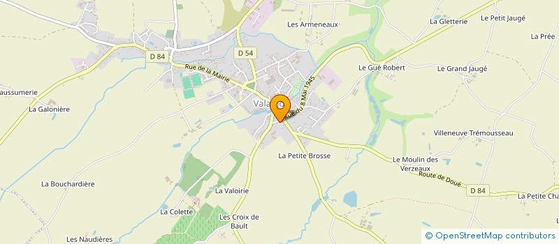 localisation de l'entreprise METIVIER JOLY  SAINT AIGNAN