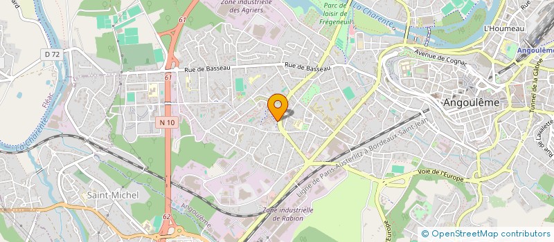 localisation de l'entreprise METIVIER LMNP à ANGOULEME