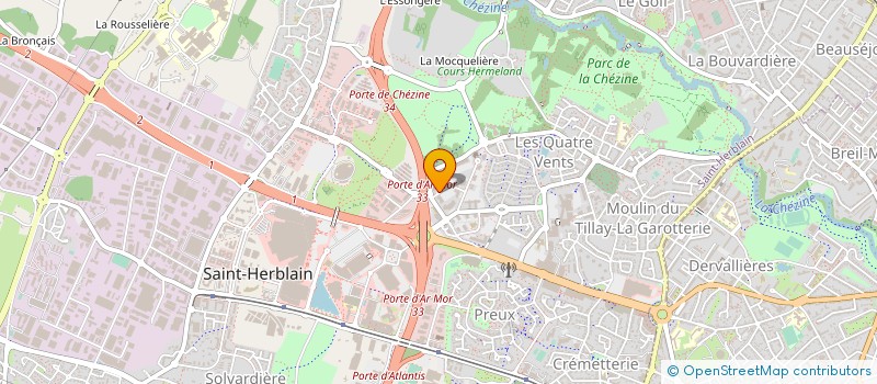 localisation de l'entreprise METLD à SAINT-HERBLAIN