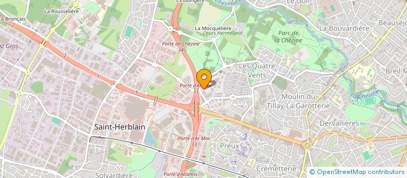 localisation de l'entreprise METLD IMMO  SAINT-HERBLAIN