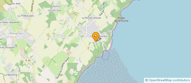 localisation de l'entreprise METM  PLEVENON