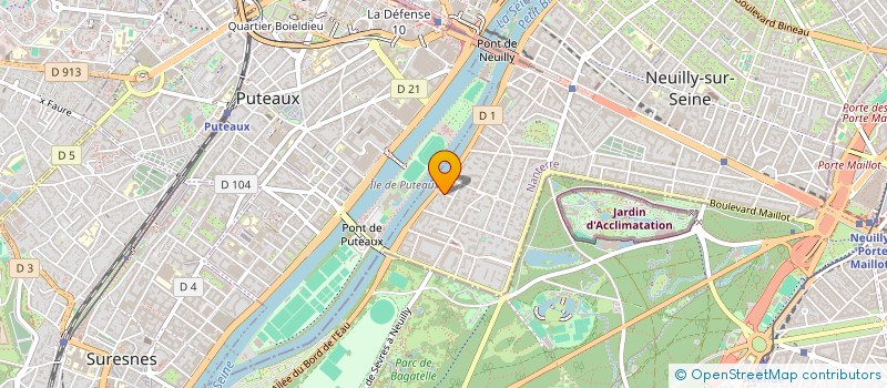 localisation de l'entreprise METMAN CAPITAL à NEUILLY-SUR-SEINE