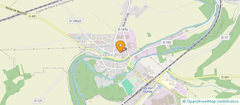 localisation de l'entreprise METOBRILL  LIZY-SUR-OURCQ