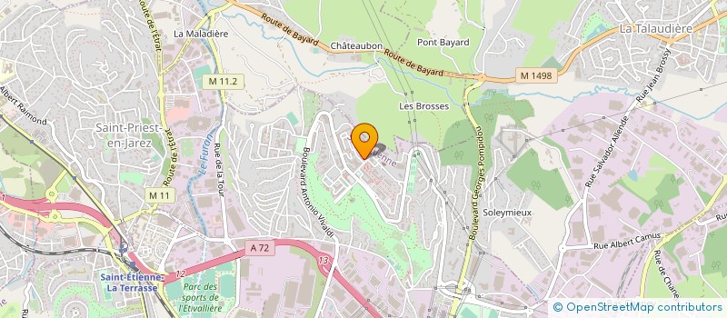 localisation de l'entreprise METOCOLLECTE à SAINT-ETIENNE