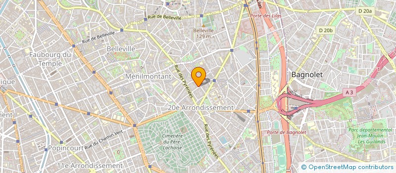 localisation de l'entreprise METODIC  PARIS