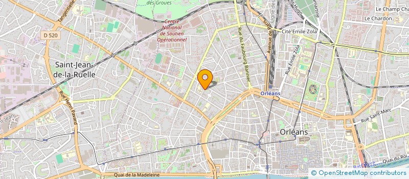 localisation de l'entreprise METODISA à ORLEANS