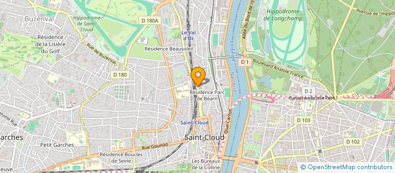 localisation de l'entreprise METOPOLE à SAINT-CLOUD