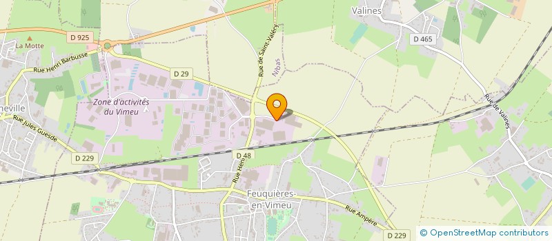 localisation de l'entreprise METOSTOCK ENVIRONNEMENT à FEUQUIERES-EN-VIMEU