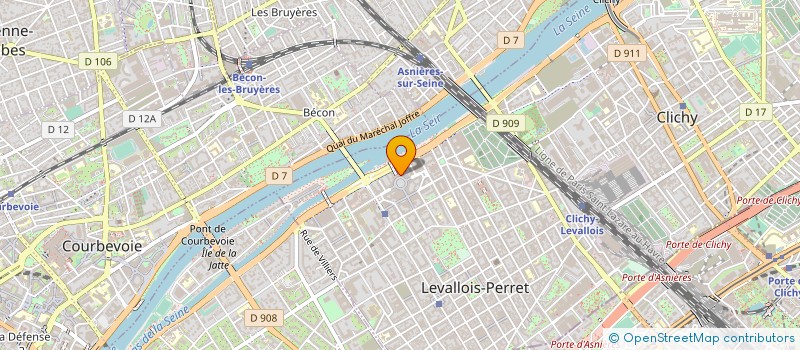 localisation de l'entreprise METOUKA SERVICES à LEVALLOIS-PERRET