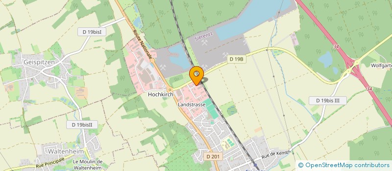 localisation de l'entreprise METOX-DA  SIERENTZ