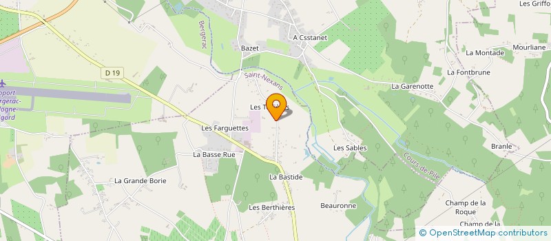 localisation de l'entreprise METR PROD à SAINT-NEXANS