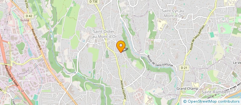 localisation de l'entreprise METRAC  SAINT-DIDIER-AU-MONT-D'OR