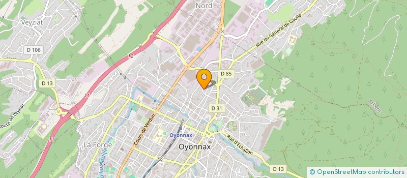 localisation de l'entreprise METRALOG CONSULTANTS à OYONNAX