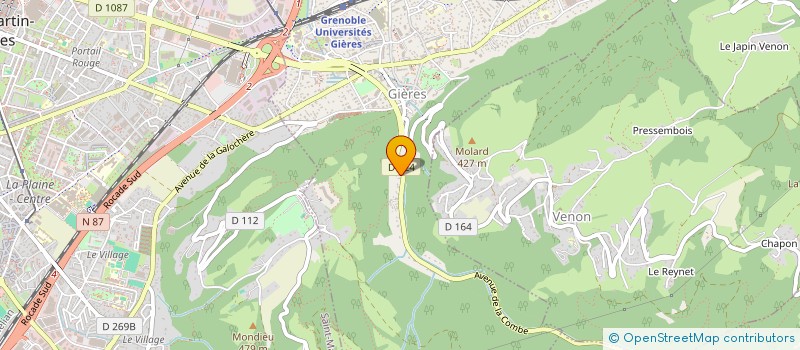 localisation de l'entreprise METRAM  GIERES