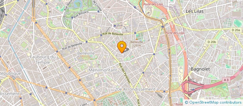 localisation de l'entreprise METRAMOMES  PARIS