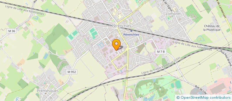 localisation de l'entreprise METRANOR  PERENCHIES