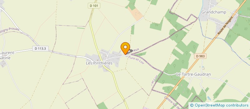 localisation de l'entreprise METRAPRO à LES PINTHIERES