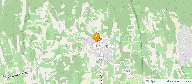 localisation de l'entreprise METRAWARE à CABRIERES-D'AIGUES