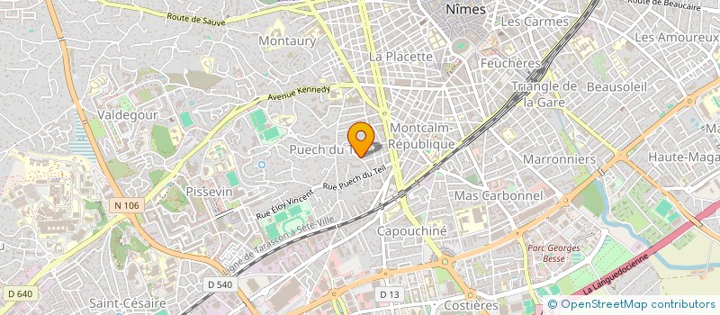 localisation de l'entreprise METRAZ BRUNAND SA  NIMES