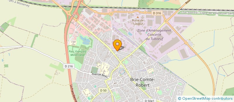 localisation de l'entreprise METRE & BOIS  BRIE-COMTE-ROBERT