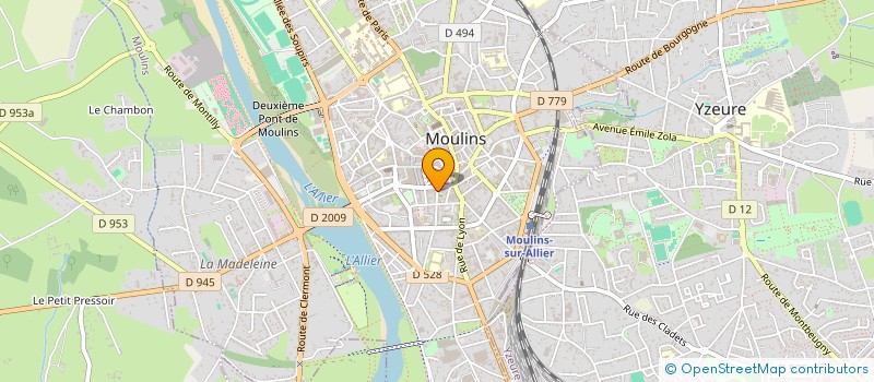 localisation de l'entreprise METRE CARRE à MOULINS