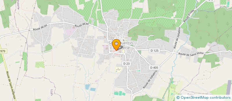 localisation de l'entreprise METRE CARRE DIAGNOSTIC à SAINT-QUENTIN-LA-POTERIE