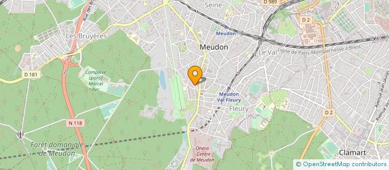 localisation de l'entreprise METRE COORDINAT BATIM MECOBA à MEUDON