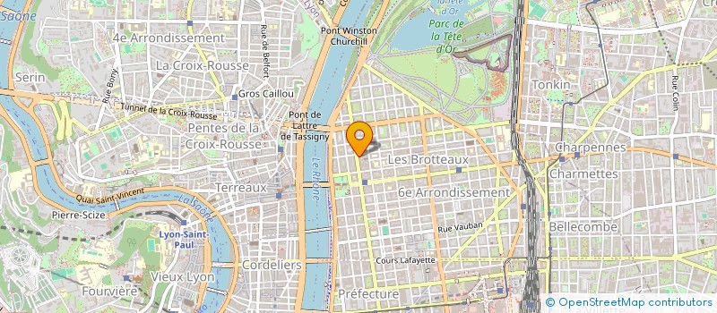 localisation de l'entreprise METRE COORDINATION SARL à LYON