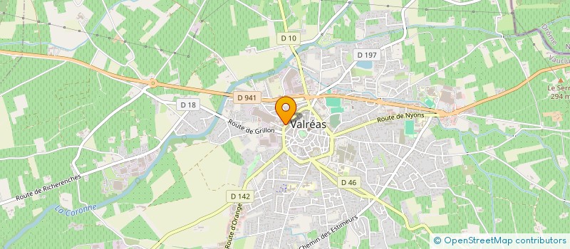 localisation de l'entreprise METRE EN CUISINE à VALREAS