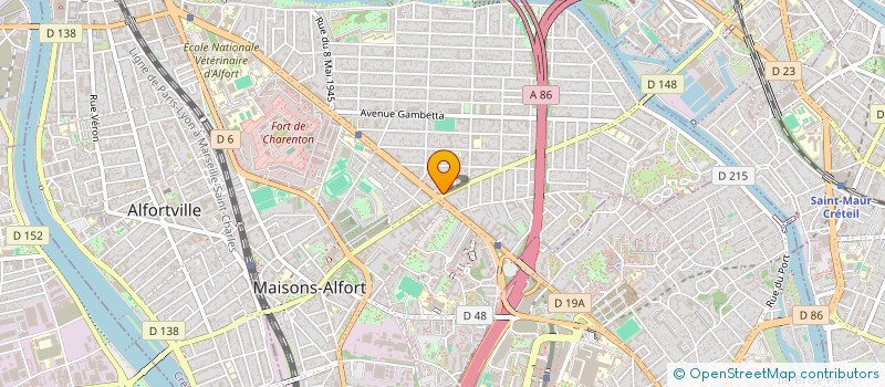 localisation de l'entreprise METRE RAPPORTS ET TRAVAUX M R T à MAISONS-ALFORT