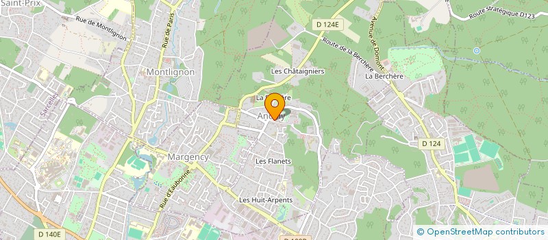 localisation de l'entreprise METREC à ANDILLY