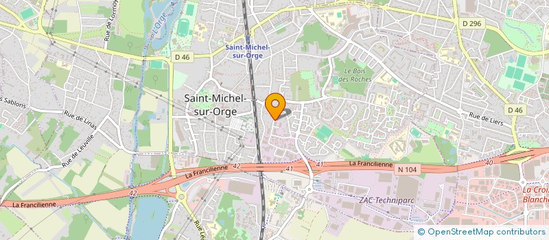 localisation de l'entreprise METRES BATIMENT à SAINT-MICHEL-SUR-ORGE
