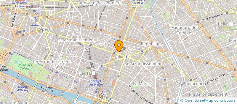 localisation de l'entreprise METRES CARRES.COM  PARIS