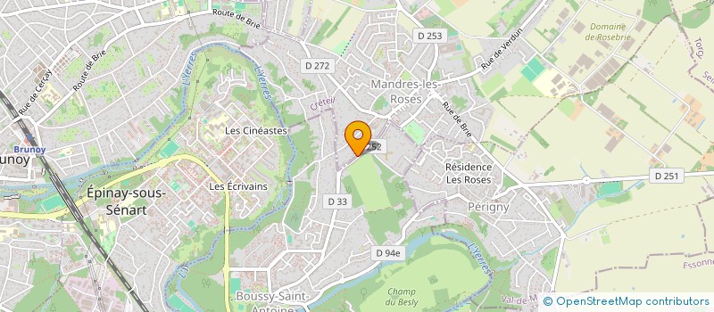 localisation de l'entreprise METRES COORDINATION INGENIERIE  MANDRES-LES-ROSES