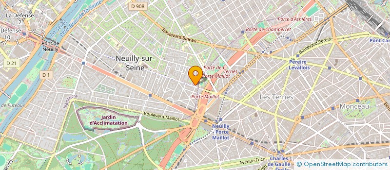 localisation de l'entreprise METRES CUBES à NEUILLY-SUR-SEINE